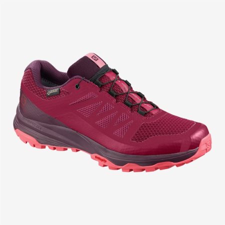 Scarpe Trail Running Salomon XA DISCOVERY GTX W Donna Rosse IT 1-V51